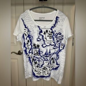 Chico’s Zenergy short sleeve tee women size large